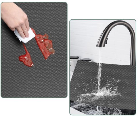 Mata antypoślizgowa do szuflad BARGO 48 x 300 cm szara