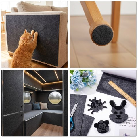 Mata do drapania dla kota samoprzylepna KITTY 100x40 cm