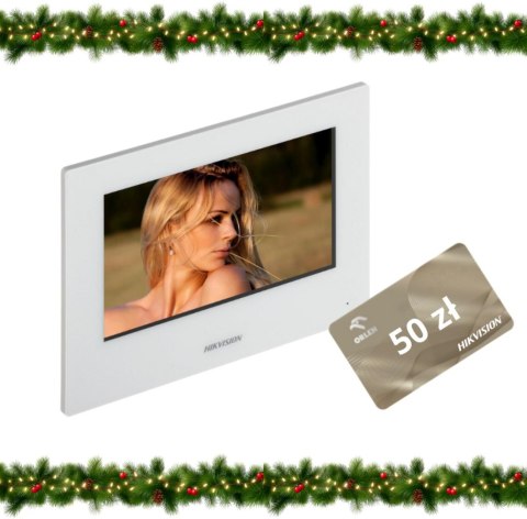 Monitor wideodomofonu HIKVISION DS-KH6320-WTE2-W BIAŁY