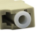Qoltec Adapter światłowodowy LC/UPC | Simplex | Multimode