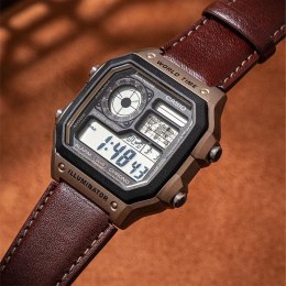 ZEGAREK MĘSKI CASIO AE-1200WHL-5A + BOX