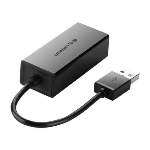 Adapter Ethernet Ugreen CR110 USB-C do RJ45 100Mbs (czarny)