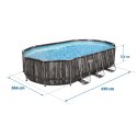 Basen ogrodowy stelażowy 610 x 366 x 122 cm 18w1 Bestway 5611R