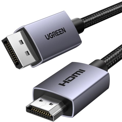 Kabel DisplayPort do HDMI Ugreen DP123 4K 30Hz, 1,5m