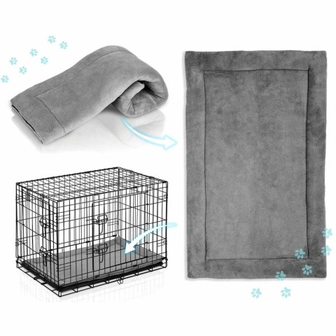 Metalowa klatka kennelowa dla psa + legowisko 75 x 45 x 54 cm PH-200