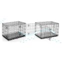 Metalowa klatka kennelowa dla psa + legowsko 91 x 57 x 62 cm PH-201