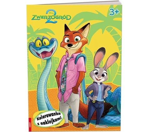 Ameet: DISNEY Zwierzogród 2. Kolorowanka z Naklejkami