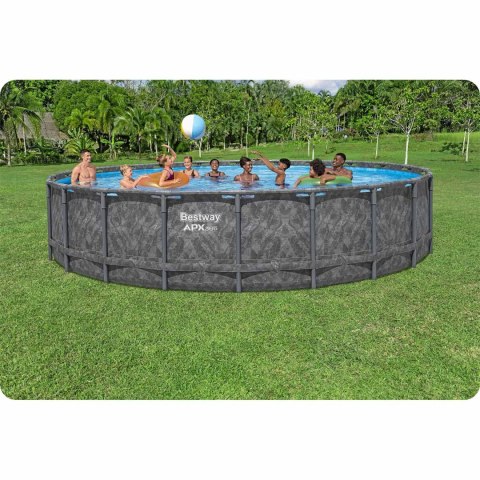 Basen ogrodowy stelażowy 671 x 132 cm 11w1 Bestway 561JZ