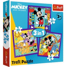 Trefl: Puzzle 3w1 - Miki i jego wesoła ekipa