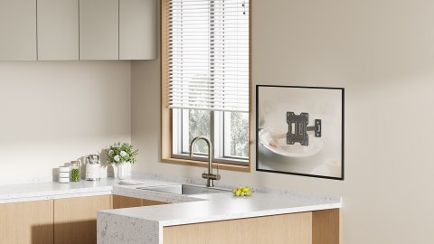 Uchwyt do ściany 23-43 cali czarny LPA41-221 (regulacja w pionie i w poziomie)