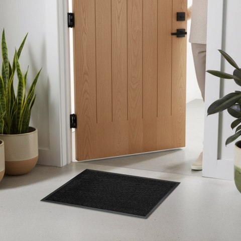 Wycieraczka do butów wejściowa pod drzwi 40x60 cm NEILA szara