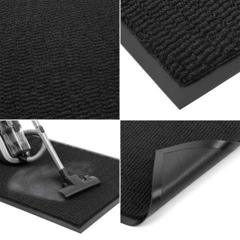 Wycieraczka do butów wejściowa pod drzwi 40x60 cm NEILA szara