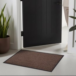 Wycieraczka do butów wejściowa pod drzwi 60x90 cm ELIANA brązowa