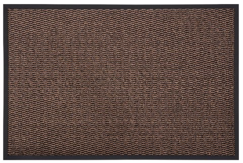 Wycieraczka do butów wejściowa pod drzwi 60x90 cm ELIANA brązowa