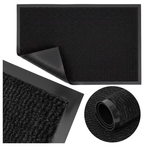 Wycieraczka do butów wejściowa pod drzwi 60x90 cm ELIANA szara