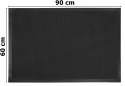 Wycieraczka pod drzwi AZARIA szara 60x90cm