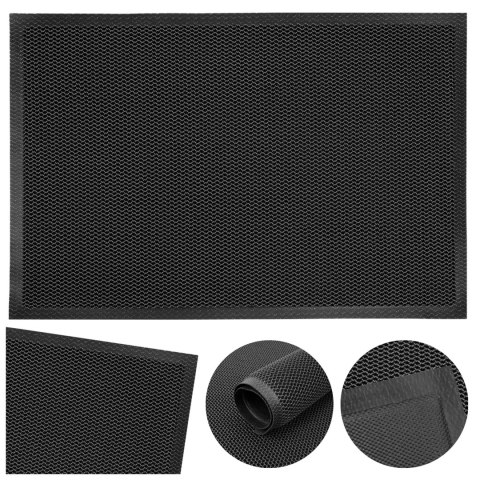 Wycieraczka pod drzwi AZARIA szara 60x90cm