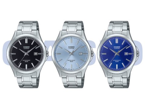 Zegarek Męski Casio MTS-115D-2A2V + BOX (zd292b) SZAFIR