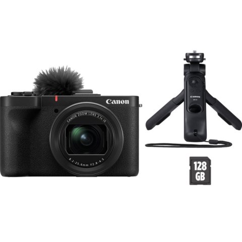 Canon PowerShot V1 Premium Vlogger Kit 1/4" Kompaktowy aparat fotograficzny 22,3 MP CMOS 5760 x 3840 px Czarny