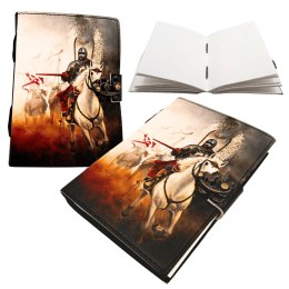 Notes Skórzany Pamiętnik Husaria Patriotyczny - 200 stron - AH14