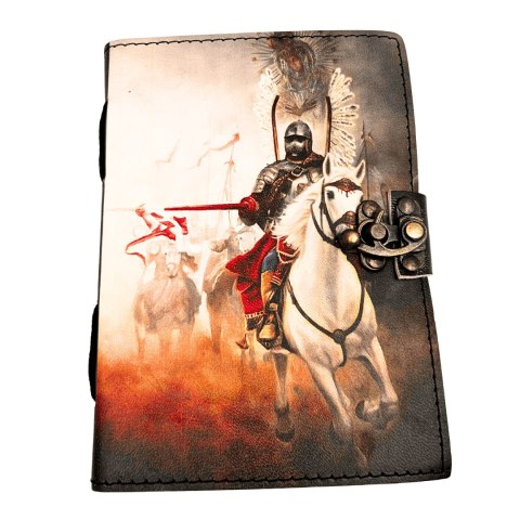 Notes Skórzany Pamiętnik Husaria Patriotyczny - 200 stron - AH14