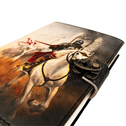 Notes Skórzany Pamiętnik Husaria Patriotyczny - 200 stron - AH14