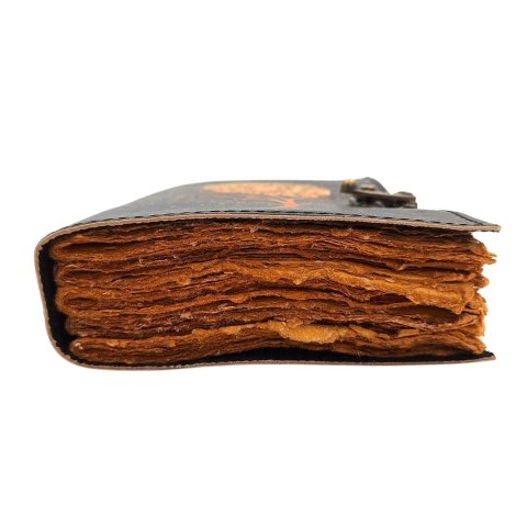 Notes Skórzany Vintage Retro Drzewo i Księżyc 200 stron - AH08