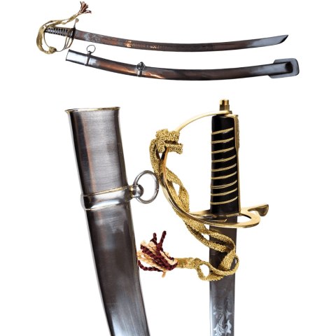 Polska Szabla Oficerska w Pochwie WZ. 21 z Napisem Honor i Ojczyzna - Replika - 1192HO2