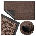 Wycieraczka do butów wejściowa pod drzwi 80x120 cm WANDA brązowa