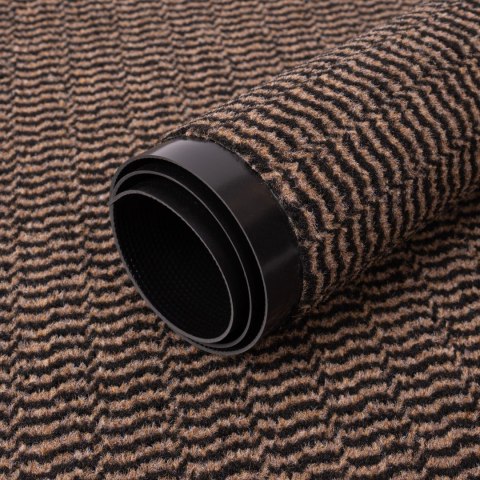 Wycieraczka do butów wejściowa pod drzwi 80x120 cm WANDA brązowa