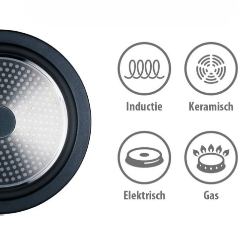 Alpina - Naczynie do duszenia Tajine z ceramiczną pokrywą stożkową 30x25 cm 2,5 L