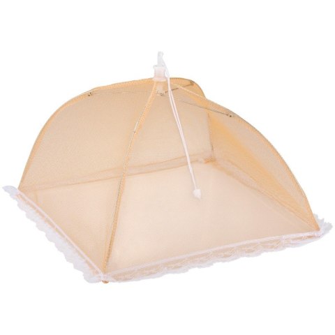 Alpina - Osłonka piknikowa / moskitiera na żywność 35x35x22 cm (pomarańczowy)