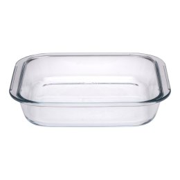 Alpina - Szklane naczynie żaroodporne do pieczenia 25.5x23x5 cm 1.8 L