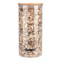 Alpina - Szklany pojemnik na żywność z pokrywką 1250 ml 10x21 cm