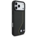 BMW M Carbon Line & Logo MagSafe - Etui iPhone 17 Pro Max (żółty)