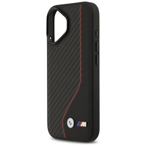 BMW M Carbon Line & Logo MagSafe - Etui iPhone 17 (czerwony)