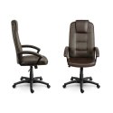 Fotel biurowy obrotowy Sofotel ciemny brąz