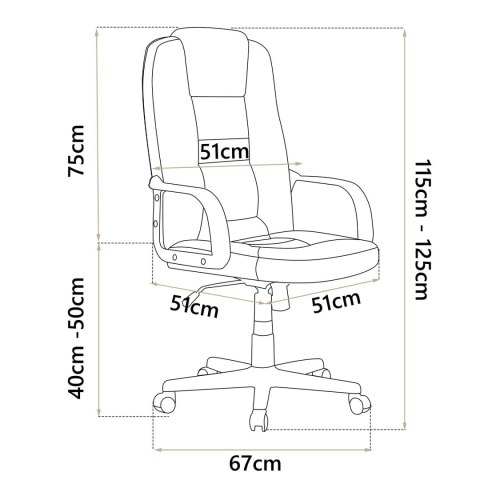 Fotel biurowy obrotowy Sofotel ciemny brąz