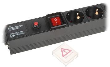 Listwa Zasilająca 7 gniazd Schuko L19/7F