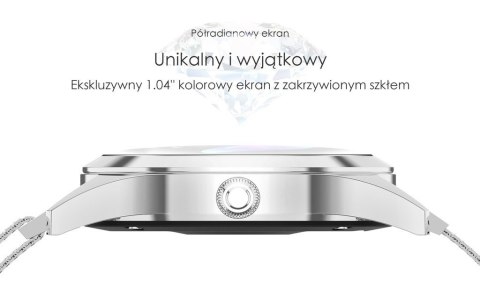 SMARTWATCH DAMSKI G. Rossi SW017-5 r.gold/white (sg011e)
