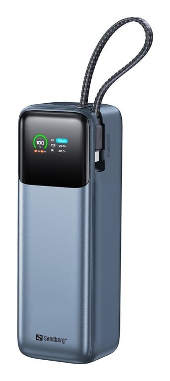 Sandberg 421-31 bank mocy Litowo-polimerowy (LiPo) 27000 mAh Czarny, Szary