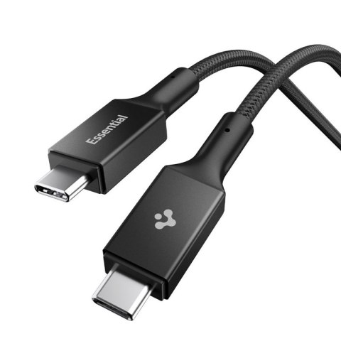 Spigen EB10010CC Essential - Kabel USB-C do USB-C PD 100W 1m (Czarny)
