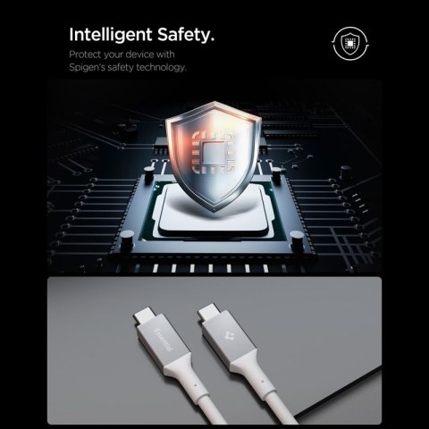 Spigen EB10020CC Essential - Kabel USB-C do USB-C PD 100W 2m (Biały)