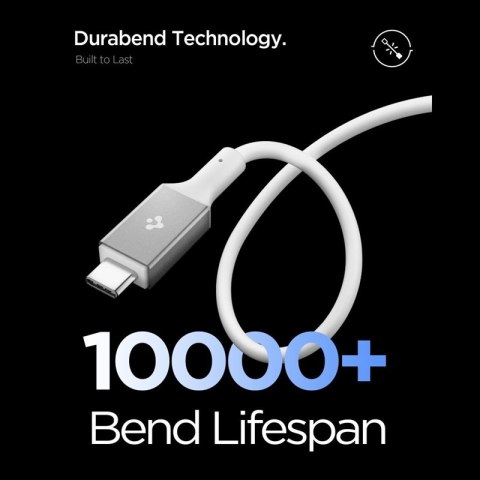 Spigen EB24012CC Essential - Kabel USB-C do USB-C PD 240W 1.2m (Biały)