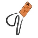 Spigen Ultra Hybrid Mag MagSafe - Etui do iPhone 17 Pro (Clear/Orange)