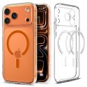 Spigen Ultra Hybrid Mag MagSafe - Etui do iPhone 17 Pro Max (Clear/Orange)