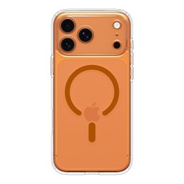Spigen Ultra Hybrid Mag MagSafe - Etui do iPhone 17 Pro Max (Clear/Orange)