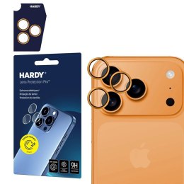 3mk HARDY Lens Protection Pro - Szkło na obiektyw aparatu iPhone 17 Pro / iPhone 17 Pro Max (Orange)
