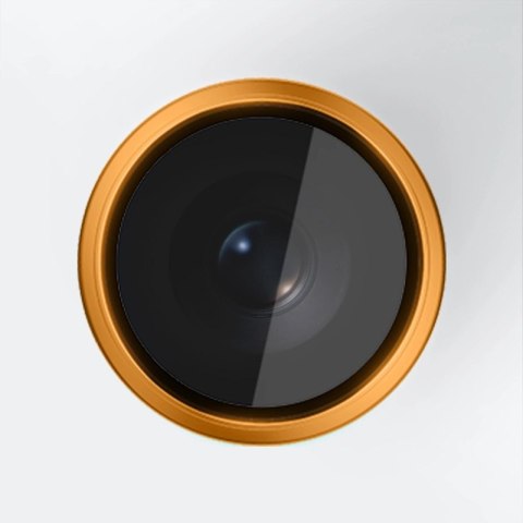 3mk HARDY Lens Protection Pro - Szkło na obiektyw aparatu iPhone 17 Pro / iPhone 17 Pro Max (Orange)