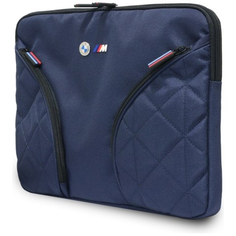 BMW Nylon Pockets & Metal Logo - Pokrowiec na notebooka 14" (granatowy)